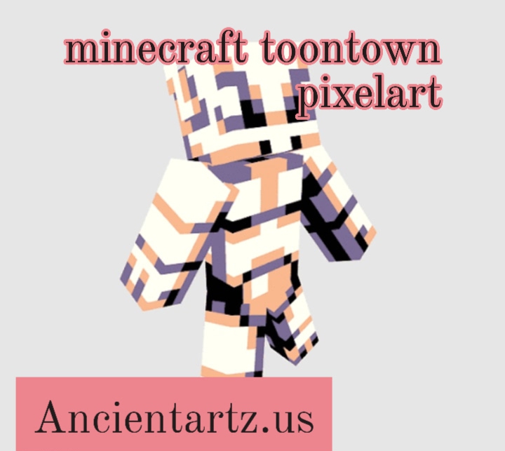 minecraft toontown pixelart