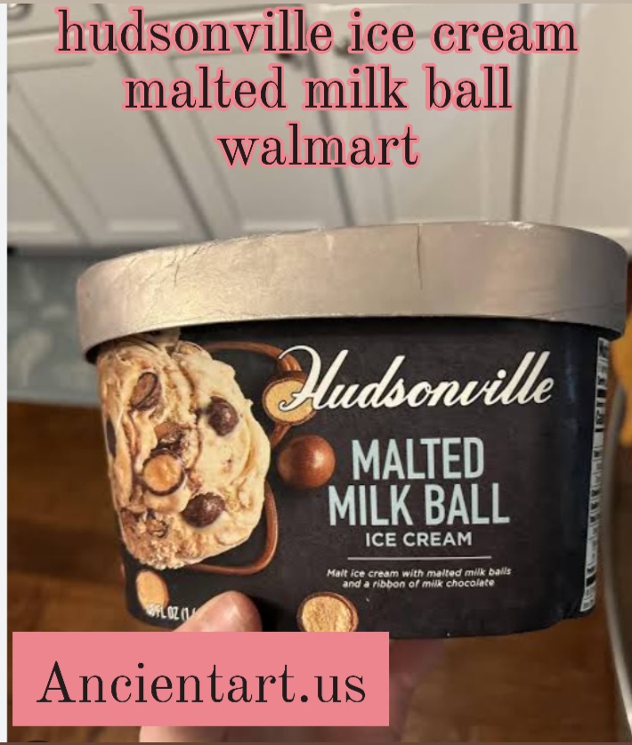 hudsonville ice cream malted milk ball walmart