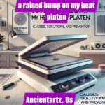 a-raised-bump-on-my-heat-platen