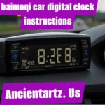 baimoqi car digital clock instructions