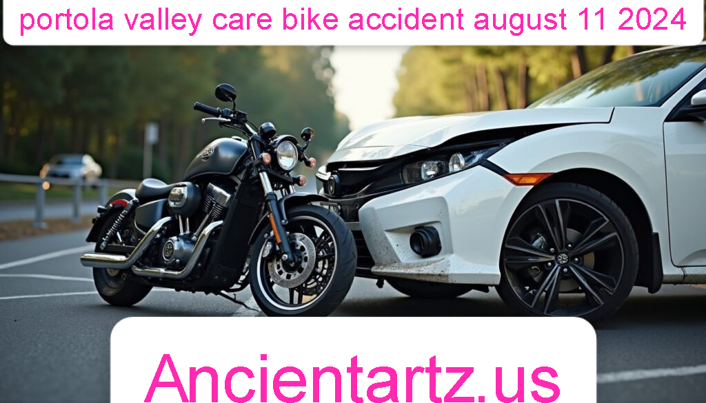 portola valley care bike accident august 11 2024